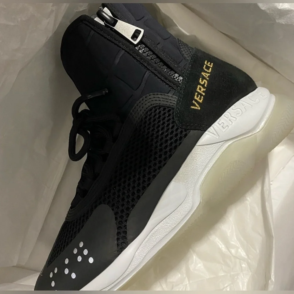 VERSACE Chain Reaction Sneakers - EUC - Picture 2 of 13